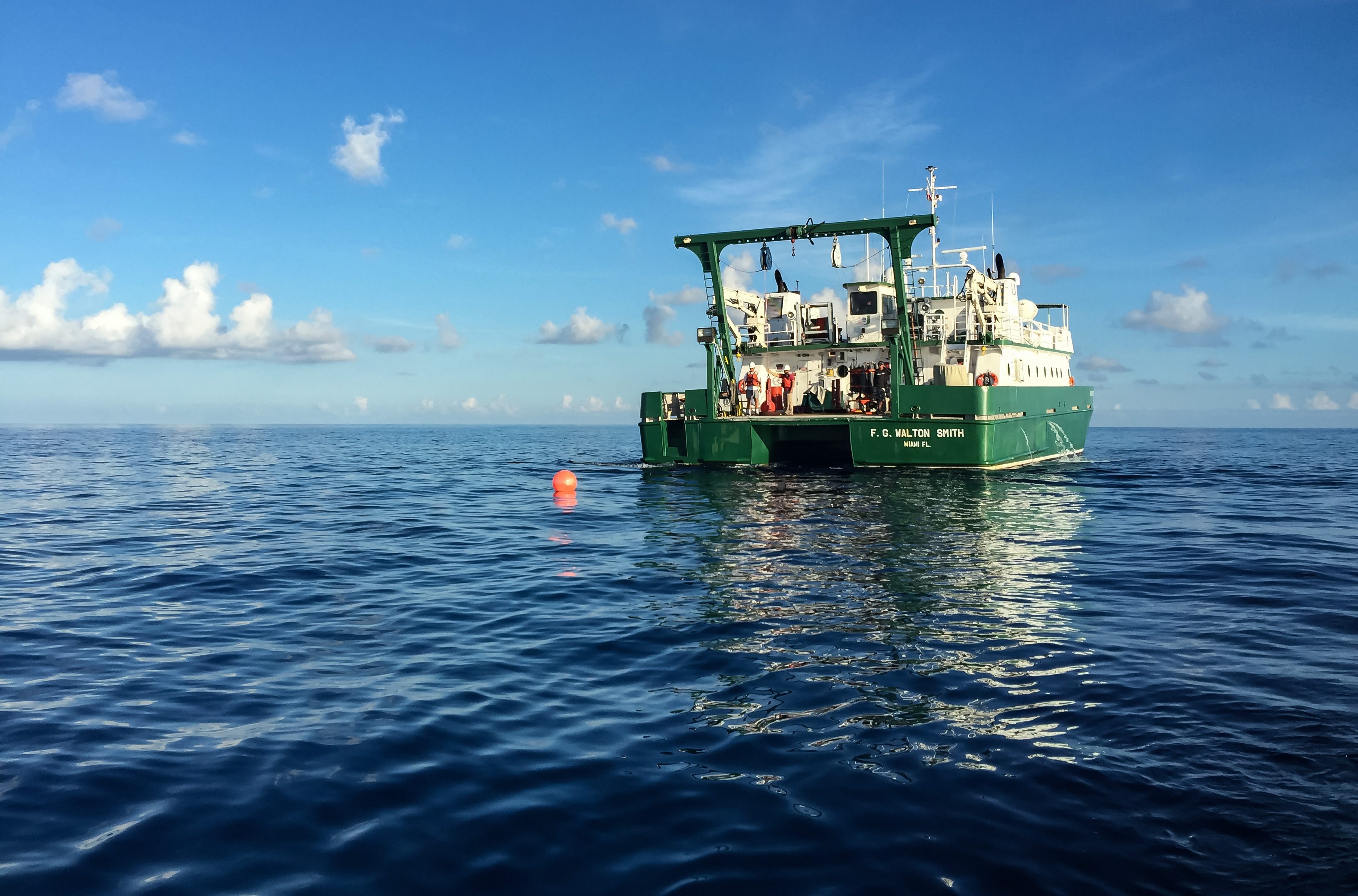 F.G. Walton Smith at sea
